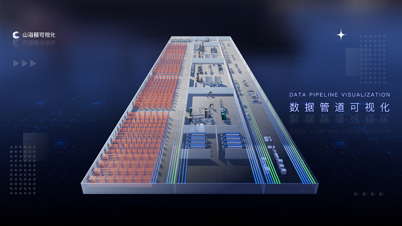 管道数据可视化 | 山海鲸可视化数字孪生项目案例（图ZNDAyNTQ5NTYw） - 场景 - 站酷设计师山海鲸可视化原创素材 - 站酷ZCOOL