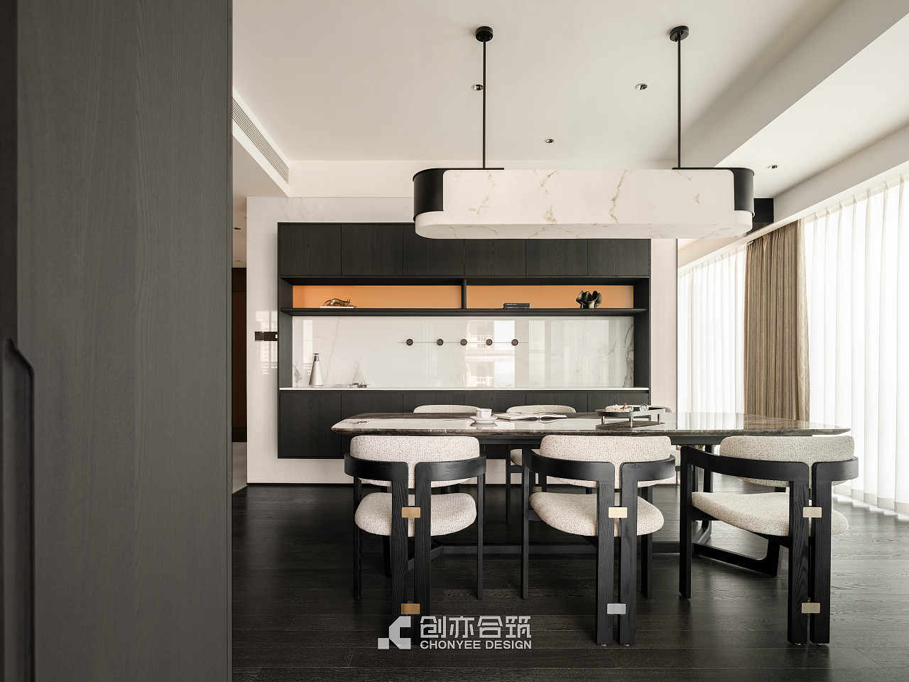 创亦合筑CHONYEE DESIGN｜实景·凤起麓鸣 313平（图ZNDAyNTUwMDYw） - 家装设计 - 站酷设计师创亦合筑全案设计原创素材 - 站酷ZCOOL