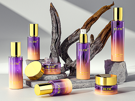 玻璃瓶包材渲染02