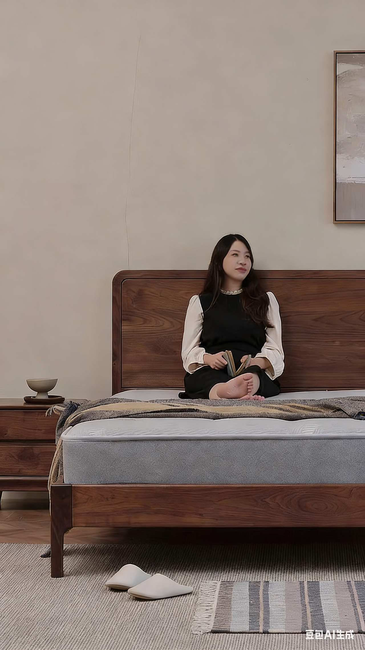 北美黑胡桃木床拍摄（图ZNDAyNTYzNDQ4） - 产品摄影 - 站酷设计师阿杨商攝原创素材 - 站酷ZCOOL