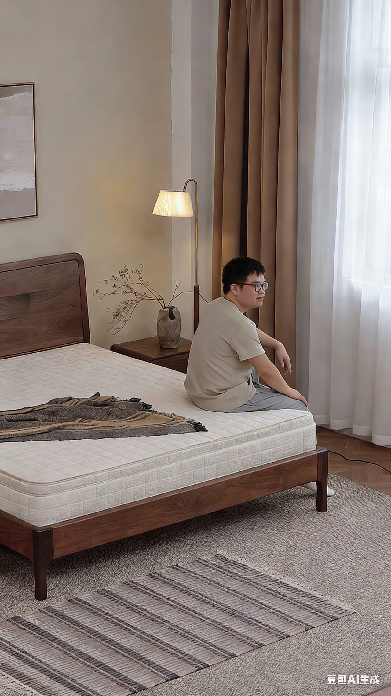 北美黑胡桃木床拍摄（图ZNDAyNTYzNDYw） - 产品摄影 - 站酷设计师阿杨商攝原创素材 - 站酷ZCOOL