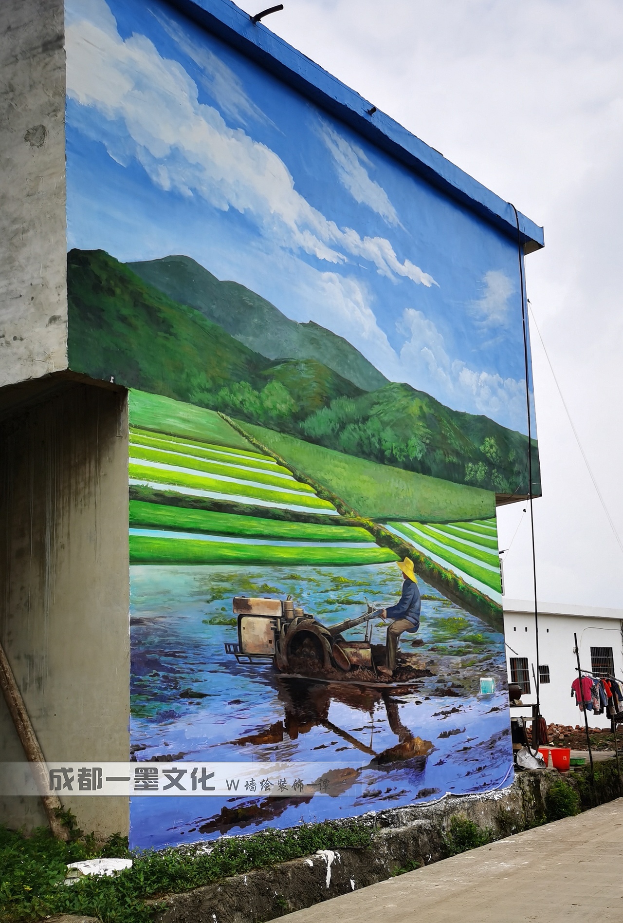 美丽乡村，农村壁画，农耕文化墙，农耕文化（图ZNDAyNTY5MTg4） - 绘画 - 站酷设计师成都墙绘壁画原创素材 - 站酷ZCOOL