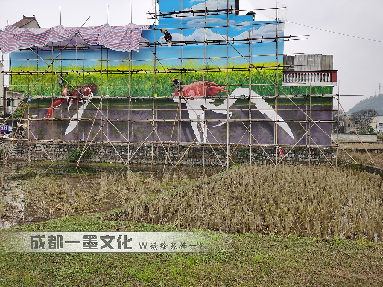 美丽乡村，乡村文化墙，农耕文化（图ZNDAyNTcxNzA4） - 绘画 - 站酷设计师新农村壁画原创素材 - 站酷ZCOOL