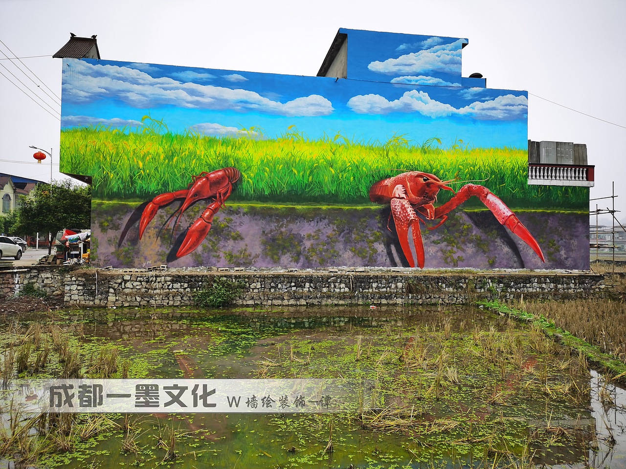 美丽乡村，乡村文化墙，农耕文化（图ZNDAyNTcxNzYw） - 绘画 - 站酷设计师新农村壁画原创素材 - 站酷ZCOOL