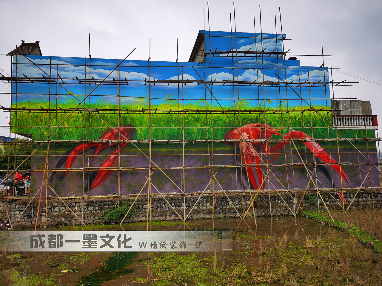 美丽乡村，乡村文化墙，农耕文化（图ZNDAyNTcxNzM2） - 绘画 - 站酷设计师新农村壁画原创素材 - 站酷ZCOOL