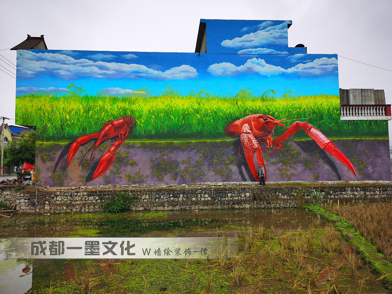 美丽乡村，乡村文化墙，农耕文化（图ZNDAyNTcxNzQ0） - 绘画 - 站酷设计师新农村壁画原创素材 - 站酷ZCOOL