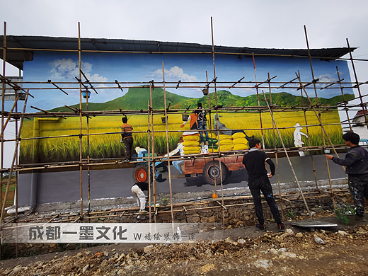 新农村墙绘，农村文化墙，农耕文化墙，农耕文化