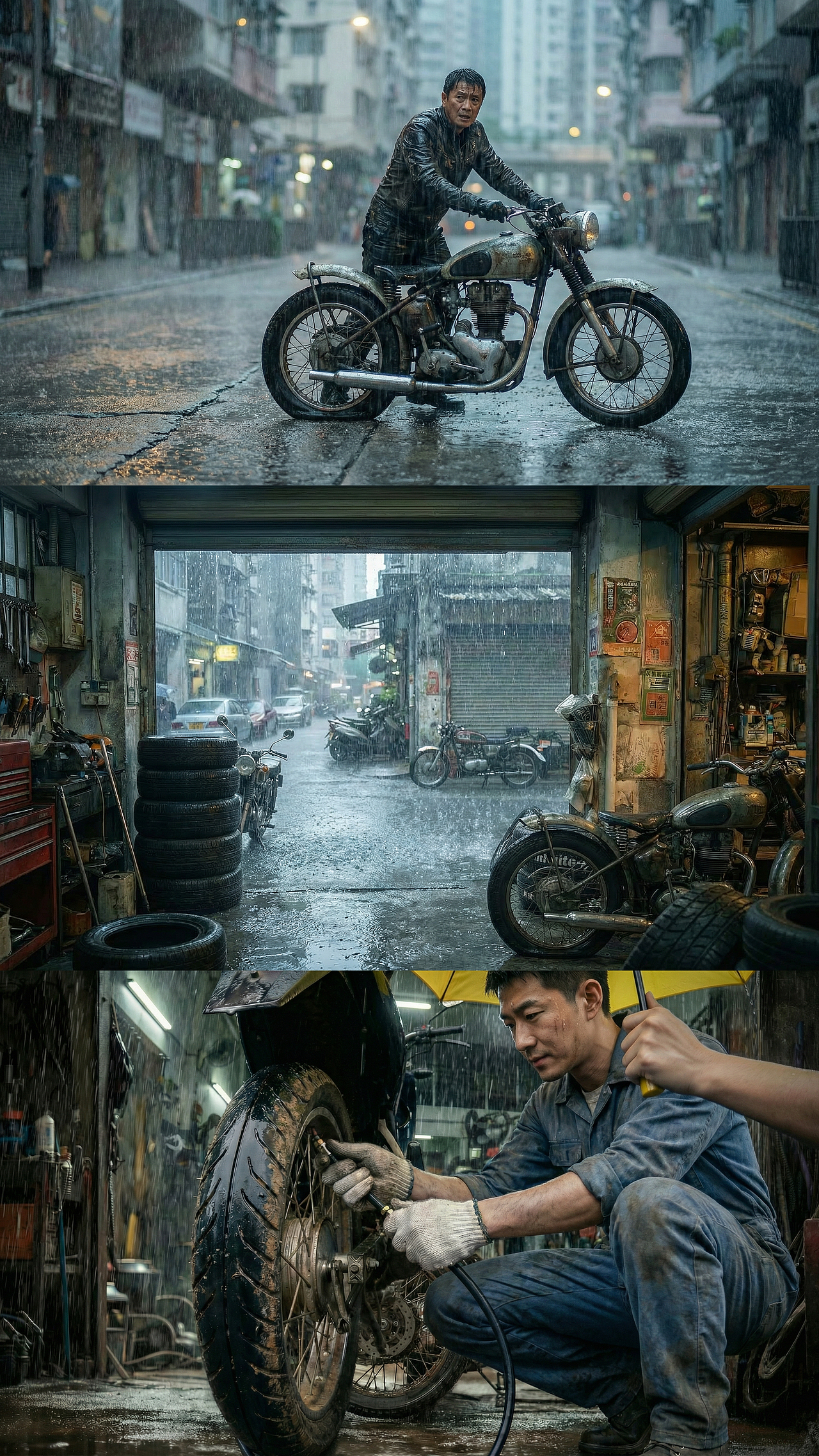 AI短片完整版《轮胎事业》-用AI复刻我爸的创业路（图ZNDAyNTgwMzI4） - AI作品 - 站酷设计师超级大糍粑原创素材 - 站酷ZCOOL