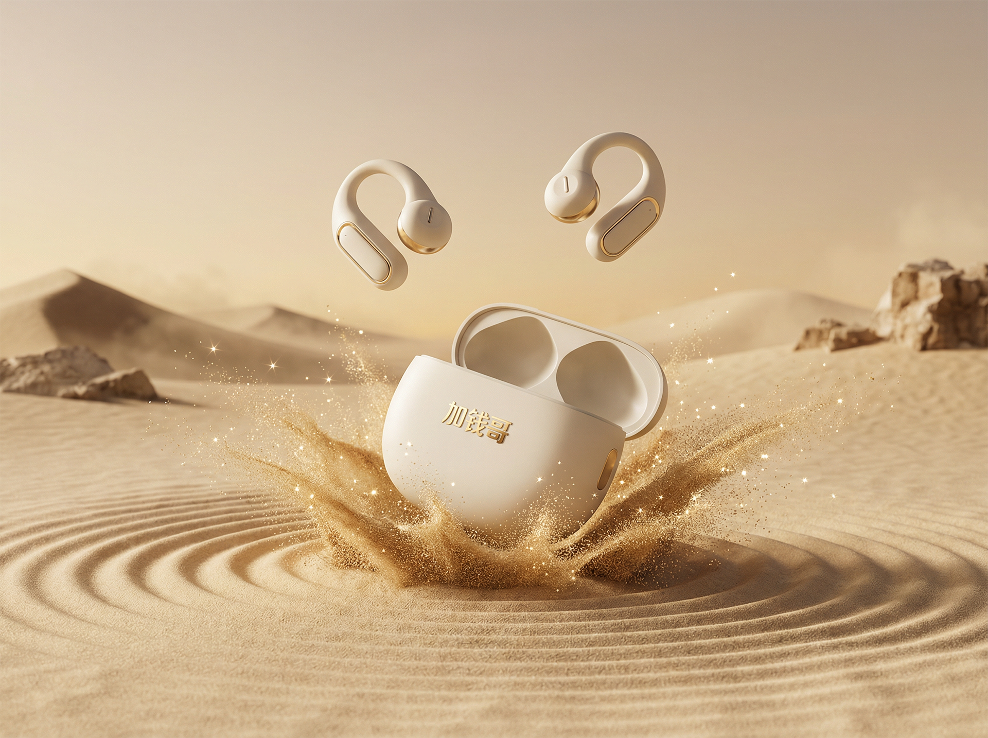 极速生成沙漠耳机场景（主预览-3784） - 未分类 - 站酷设计师加钱哥bro原创素材 - 站酷ZCOOL