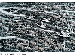 中国湿地冰雪花鸟画创始人邵同福作品鉴赏