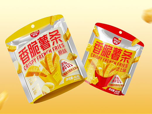 不之名X思宏｜香脆薯条系列包装设计