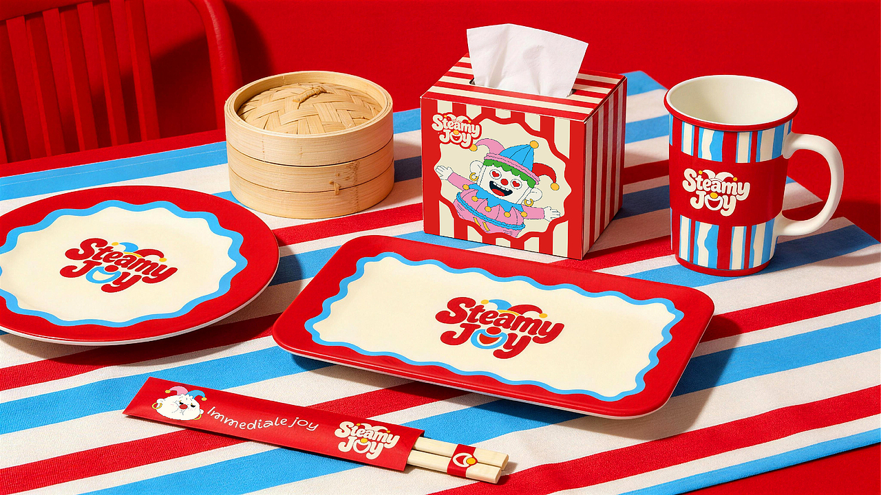 Steamy Joy | 蒸点乐品牌设计（图ZNDAyNTg1NjY4） - 品牌 - 站酷设计师麻辣小肚子原创素材 - 站酷ZCOOL