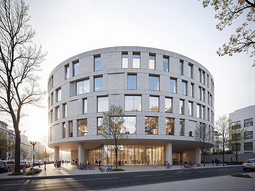 AI创意设计155-多层研发办公