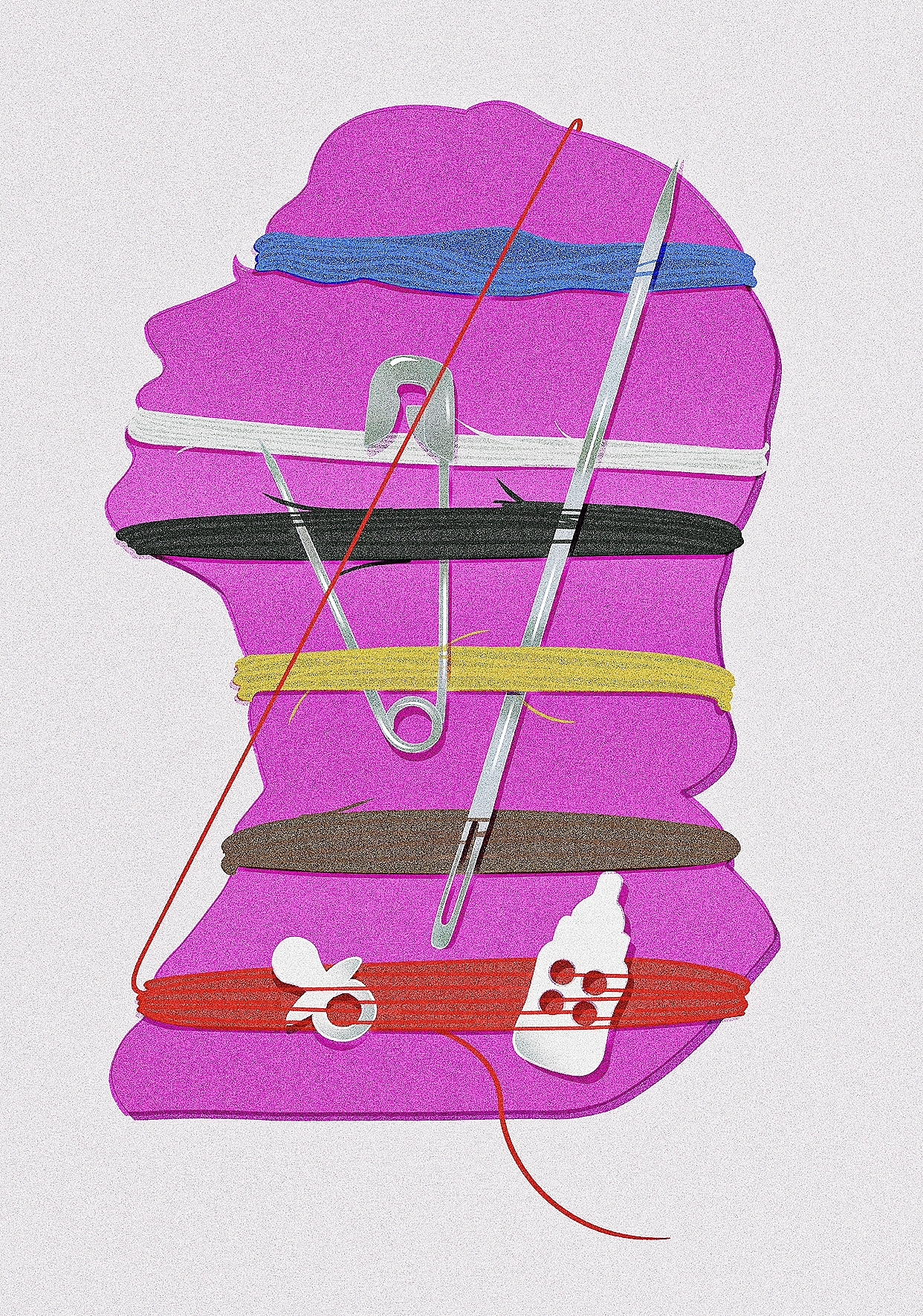 2026 ·《痕迹》系列插画 20（图ZNDAyNTg5MDUy） - 艺术插画 - 站酷设计师Magicle原创素材 - 站酷ZCOOL