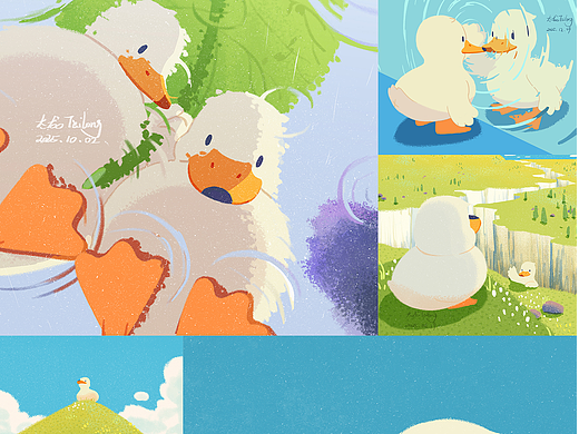 2025年终总结（个人主页-ZNzMxNTI2MzY=） - 商业插画 - 站酷设计师太龙Tailong原创素材 - 站酷ZCOOL