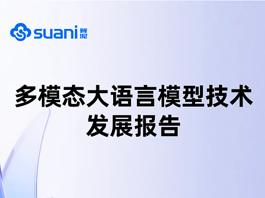 《多模态大语言模型技术发展报告》正式发布 | 中科算网算泥社区