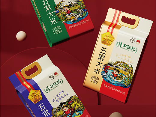 设计赋能:看插画如何让五常大米“身价倍增”