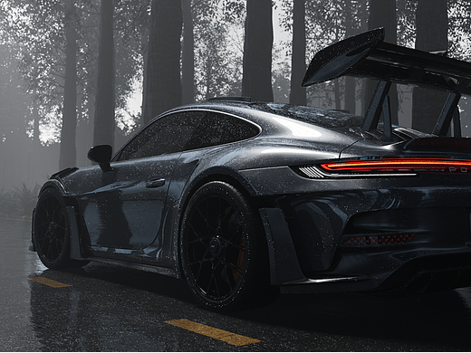 保时捷GT3 RS CGI
