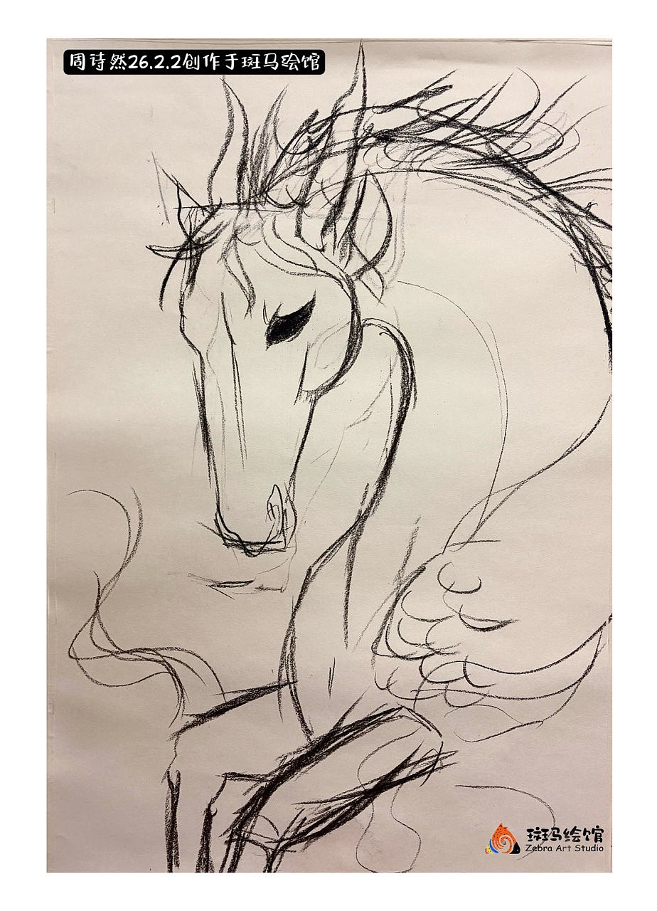 精微素描课之马如游龙（图ZNDAyNTk5MjI0） - 其他 - 站酷设计师妞妞的挥洒空间原创素材 - 站酷ZCOOL