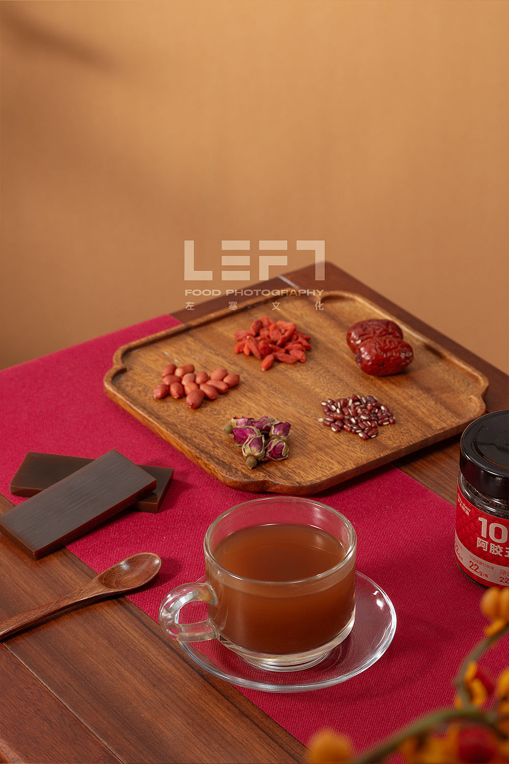 沪上阿姨 × LeftStudio｜阿胶五红膏（图ZNDAyNjAwOTgw） - 产品摄影 - 站酷设计师泉州电商广告摄影原创素材 - 站酷ZCOOL