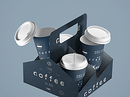 质感至上｜深海蓝咖啡包装的松弛感设计