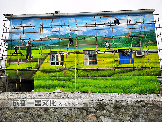 美丽乡村，农村墙绘，农耕文化墙，农耕文化