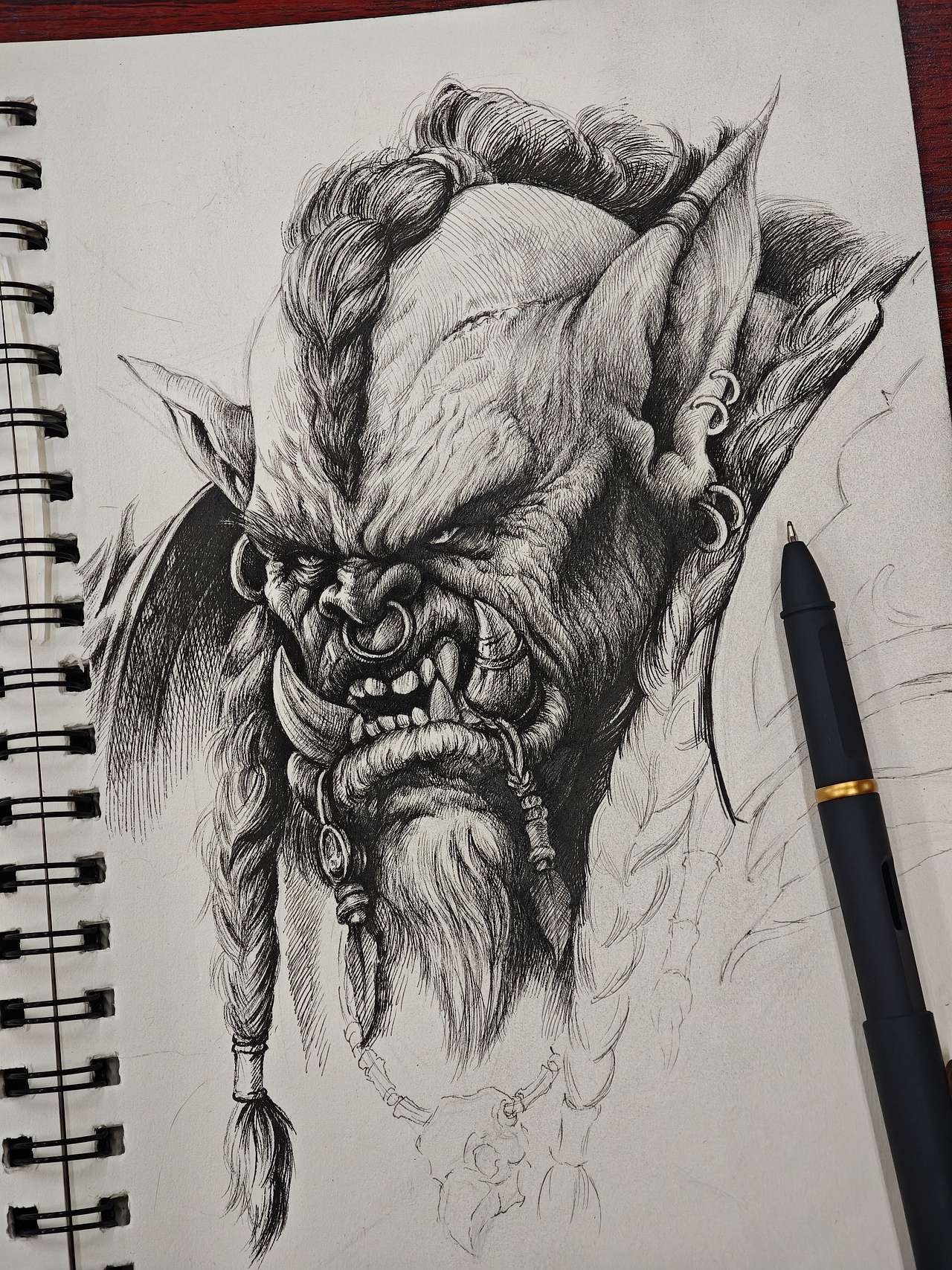 “Lok-tar ogar!”（圖ZNDAyNjExMTIw） - 創(chuàng)作習作 - 站酷設計師綠意軒原創(chuàng)素材 - 站酷ZCOOL