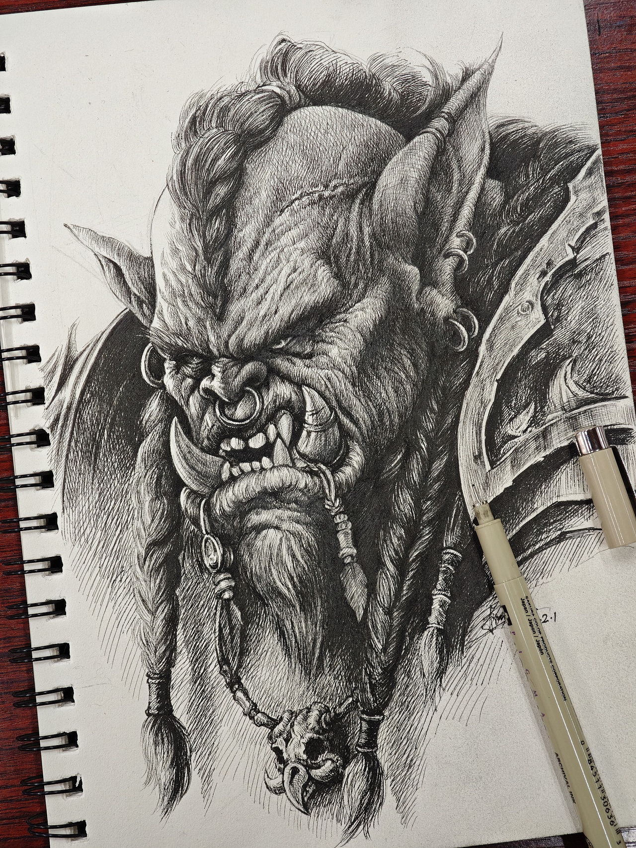 “Lok-tar ogar!”（圖ZNDAyNjExMTI4） - 創(chuàng)作習作 - 站酷設計師綠意軒原創(chuàng)素材 - 站酷ZCOOL