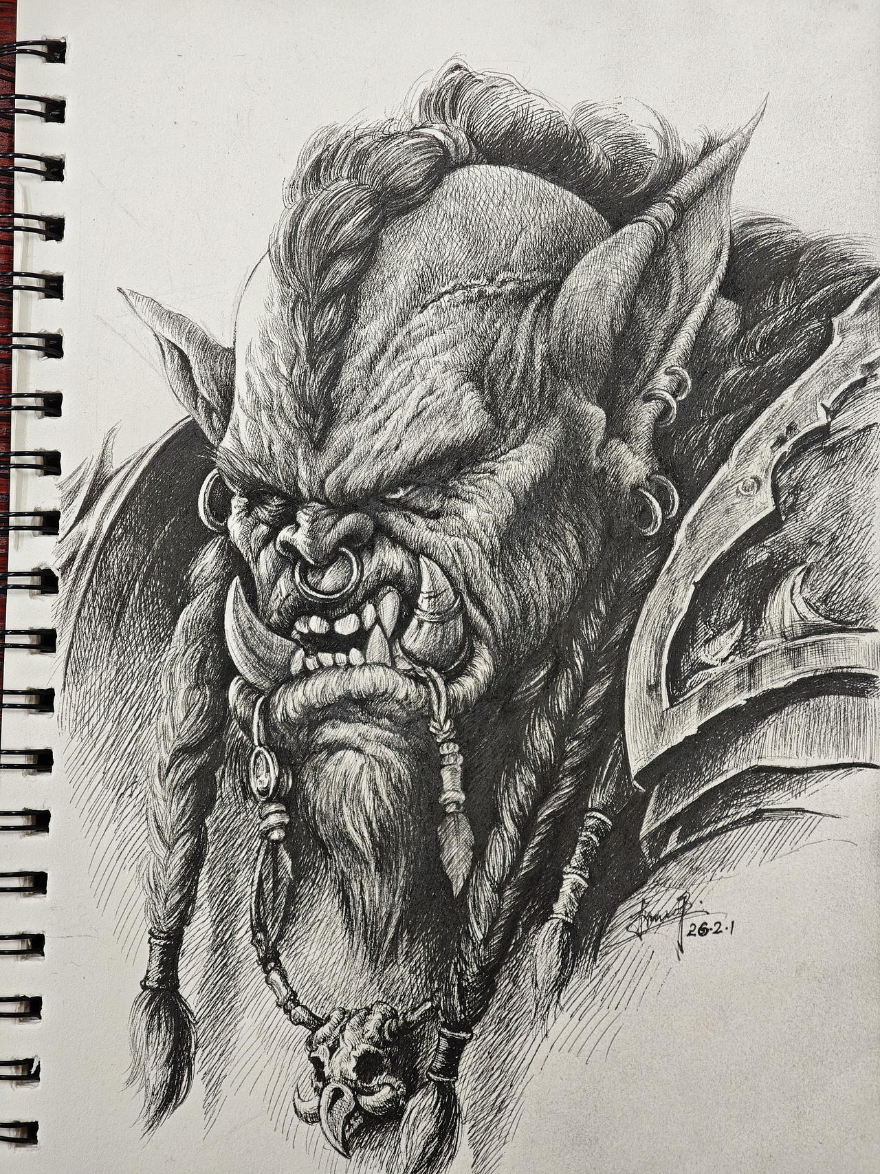 “Lok-tar ogar!”（圖ZNDAyNjExMTEy） - 創(chuàng)作習作 - 站酷設計師綠意軒原創(chuàng)素材 - 站酷ZCOOL