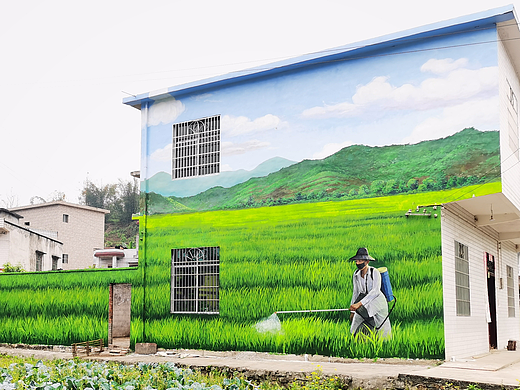 乡村振兴，农村壁画，乡村墙绘