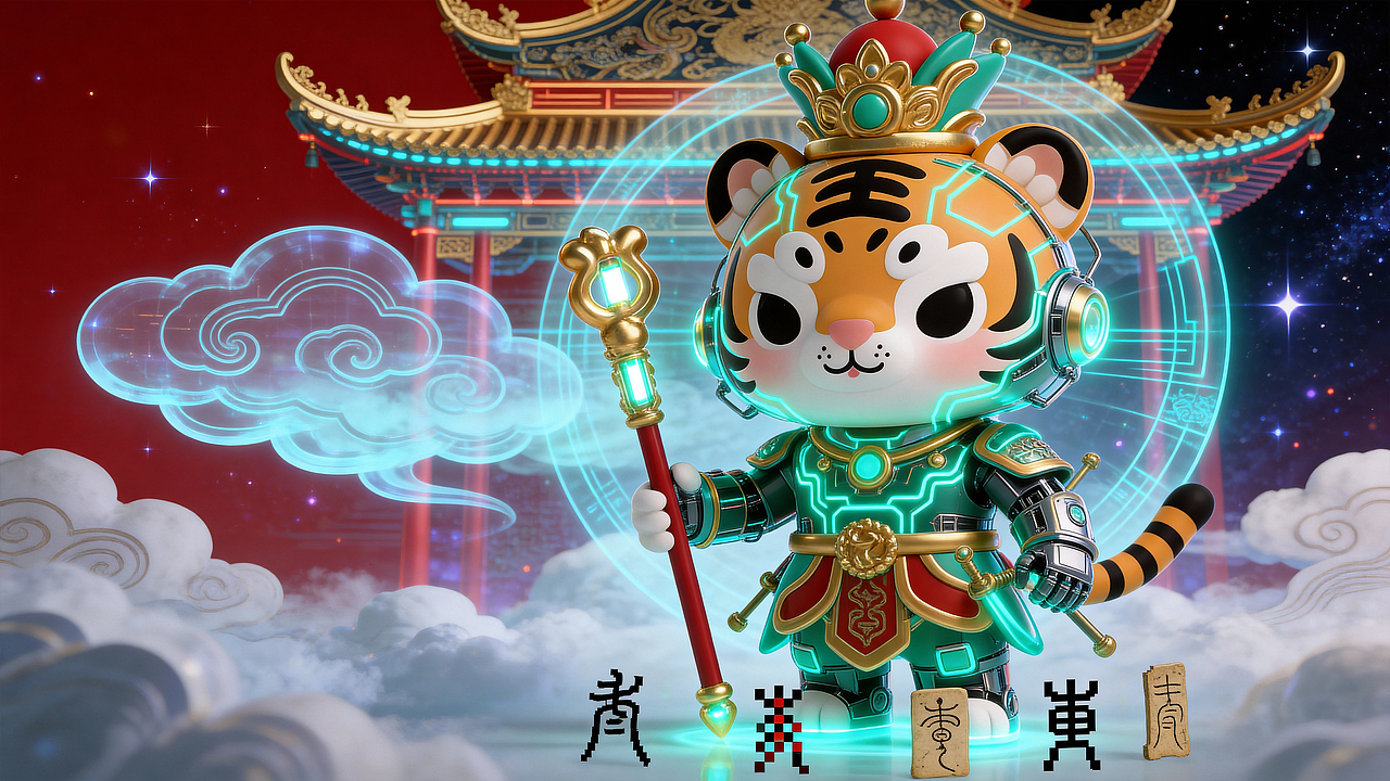 永乐萌神丨十二元灵（图ZNDAyNjE1MDY4） - AI作品 - 站酷设计师小筱酱原创素材 - 站酷ZCOOL