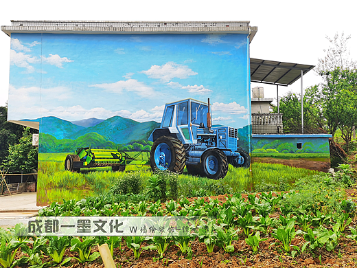 新农村壁画，农村文化墙，农耕文化墙，农耕文化