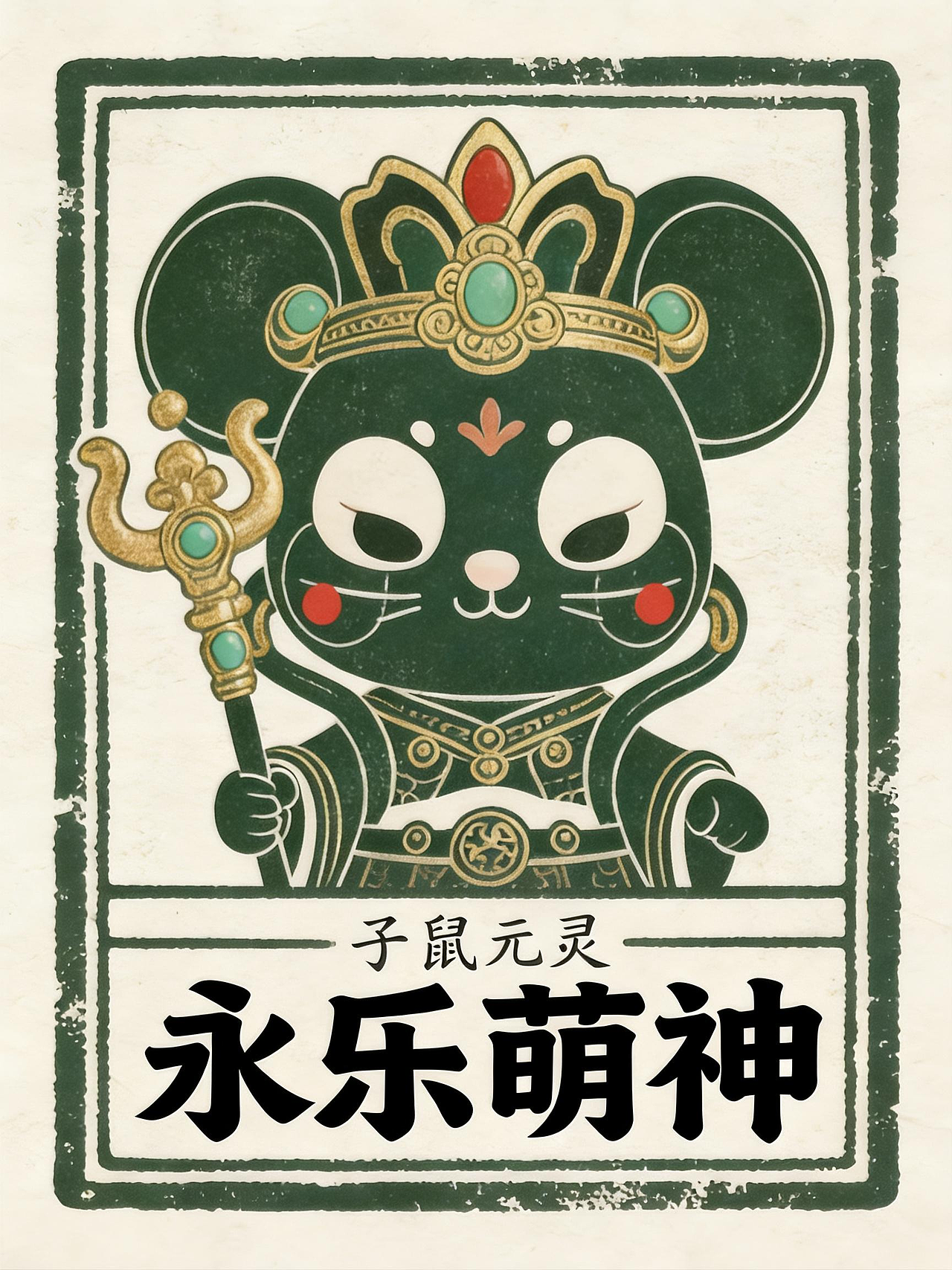 永乐萌神丨十二元灵（图ZNDAyNjE3Njg4） - AI作品 - 站酷设计师小筱酱原创素材 - 站酷ZCOOL