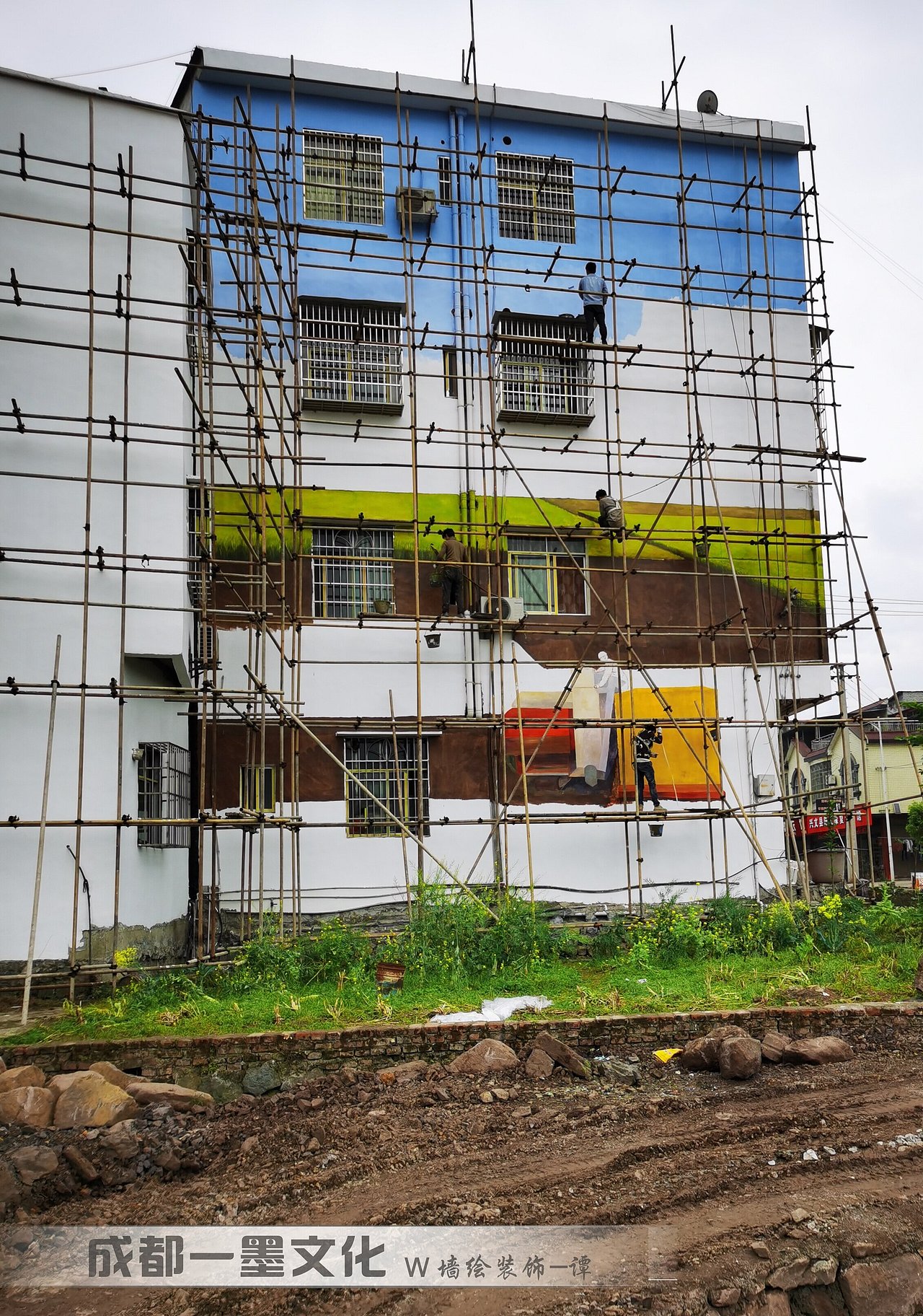 美丽乡村，农耕文化墙，农耕文化（图ZNDAyNjE4MTUy） - 绘画 - 站酷设计师新农村墙绘原创素材 - 站酷ZCOOL