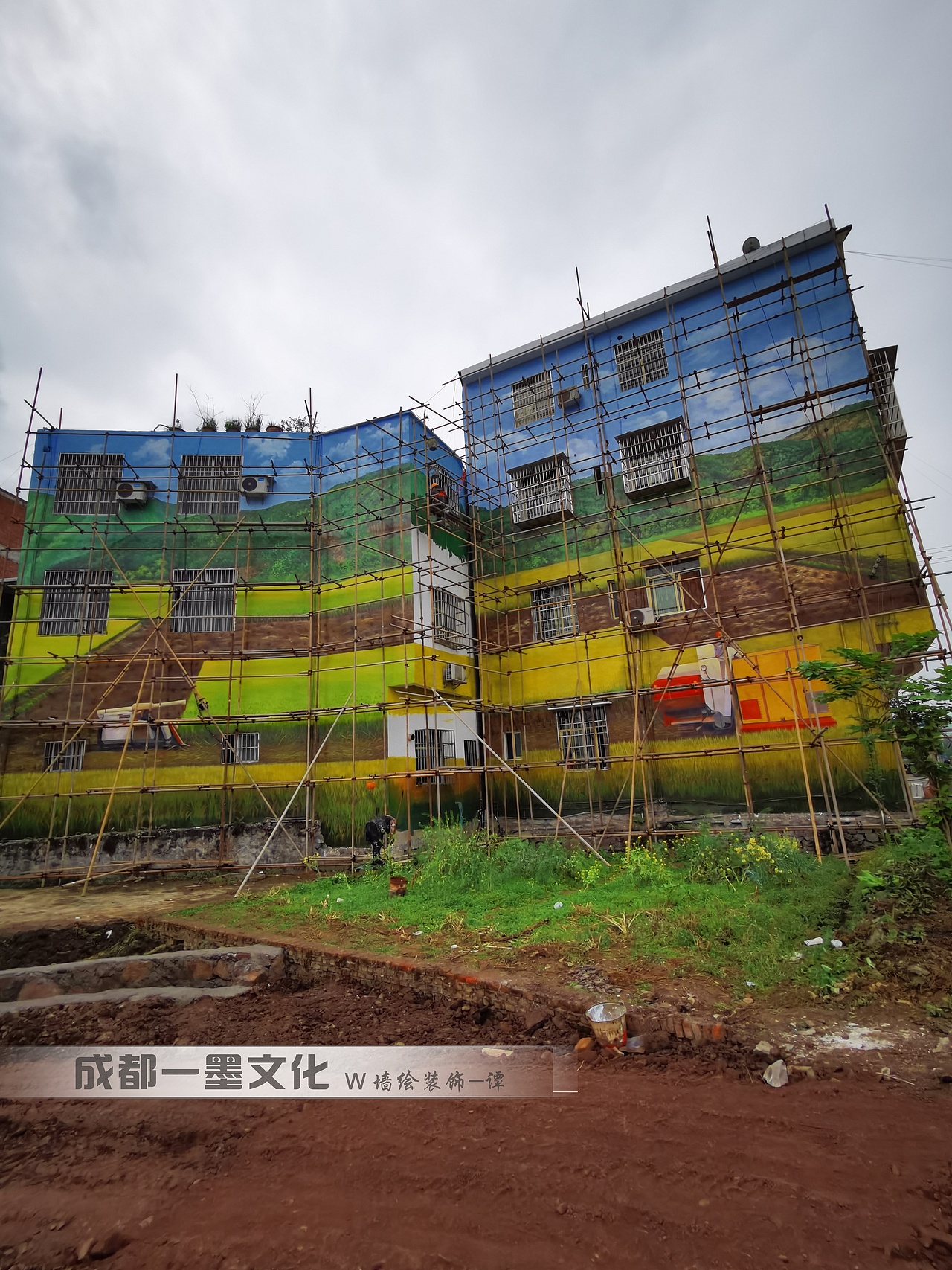 美丽乡村，农耕文化墙，农耕文化（图ZNDAyNjE4MTc2） - 绘画 - 站酷设计师新农村墙绘原创素材 - 站酷ZCOOL