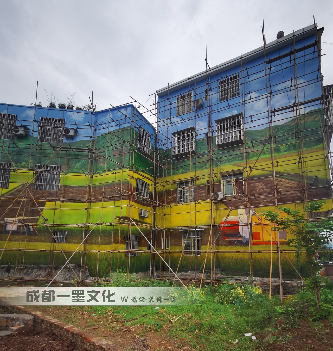 美丽乡村，农耕文化墙，农耕文化（图ZNDAyNjE4MTg4） - 绘画 - 站酷设计师新农村墙绘原创素材 - 站酷ZCOOL