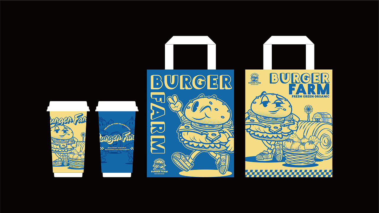 『BURGER FARM』 美式汉堡餐饮品牌设计(图ZNDAyNjE5NDk2) - 品牌 - 站酷设计师Jsure骏原创素材 - 站酷ZCOOL