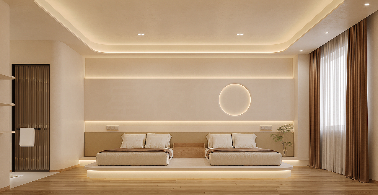 民宿客房，不一样的感觉~（图ZNDAyNjIzNTIw） - 商业空间设计 - 站酷设计师XY菜菜原创素材 - 站酷ZCOOL