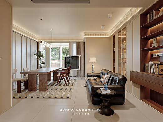 時光漫溢的家 | 復(fù)古與溫柔撞了個滿懷（個人主頁-ZNzMxNTYyMDA=） - 家裝設(shè)計 - 站酷設(shè)計師北玄徐恩恩原創(chuàng)素材 - 站酷ZCOOL