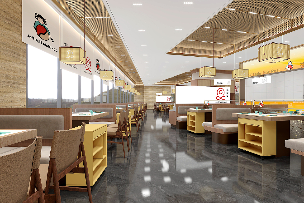 2025天恒装饰经典案例赏析——泰国瓷器口火锅3店(图ZNDAyNjI1Nzg4) - 商业空间设计 - 站酷设计师tianheng365原创素材 - 站酷ZCOOL