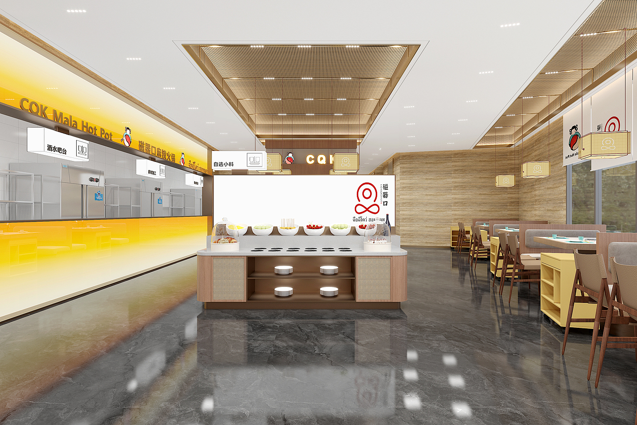 2025天恒装饰经典案例赏析——泰国瓷器口火锅3店（图ZNDAyNjI1Nzg0） - 商业空间设计 - 站酷设计师tianheng365原创素材 - 站酷ZCOOL