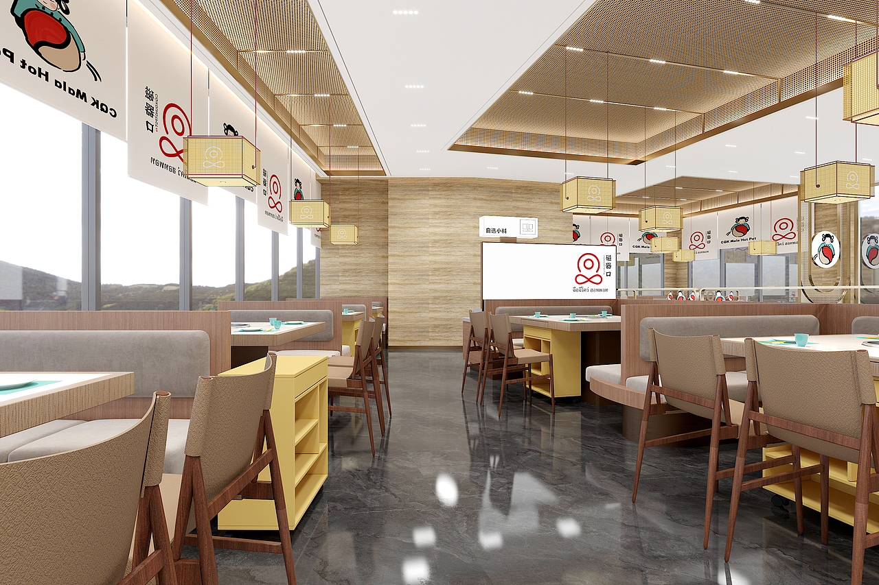 2025天恒装饰经典案例赏析——泰国瓷器口火锅3店(图ZNDAyNjI1Nzgw) - 商业空间设计 - 站酷设计师tianheng365原创素材 - 站酷ZCOOL