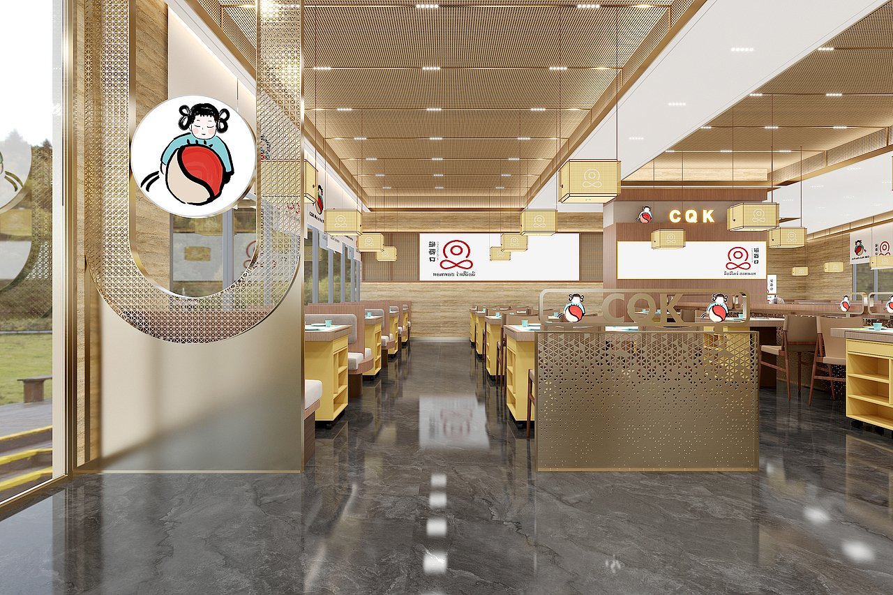 2025天恒装饰经典案例赏析——泰国瓷器口火锅3店（图ZNDAyNjI1Nzc2） - 商业空间设计 - 站酷设计师tianheng365原创素材 - 站酷ZCOOL