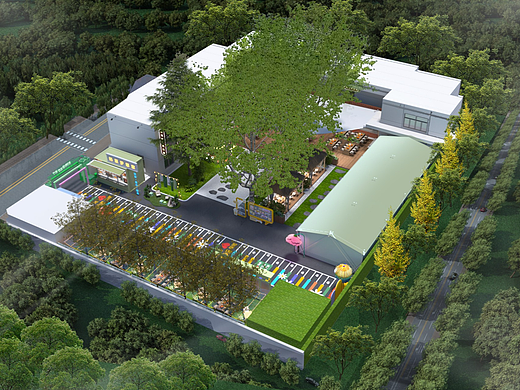 2025天恒装饰经典案例赏析——河工大露营餐厅设计