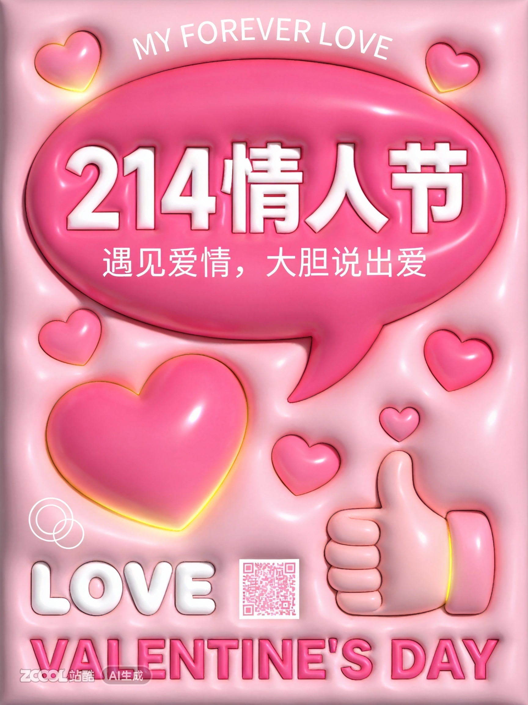 2026 情人节海报已经卷疯了!这波灵感我先收藏了!(图ZMTU0MjAxODQ=) - 资讯 - 站酷设计师站酷AI资产原创素材 - 站酷ZCOOL