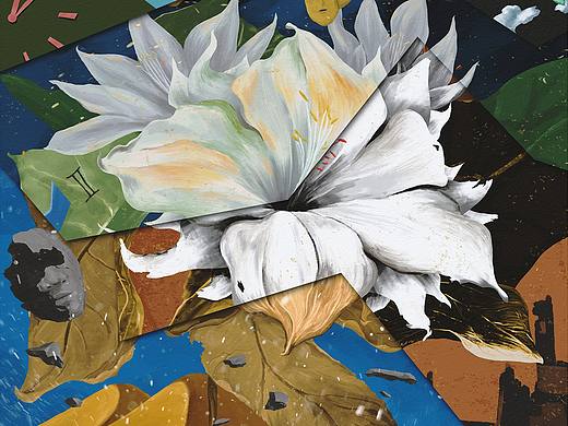 白雾岛 专辑封面设计