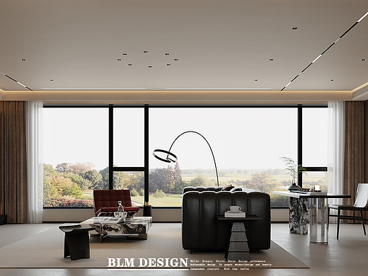 现代意式轻奢效果图案例分享