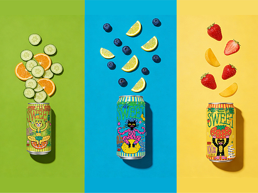 怪趣糖仔包装设计｜把快乐装进瓶里，治愈每一个打工人