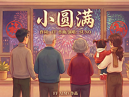 用AI做了一首原创歌曲MV，平淡的小圆满