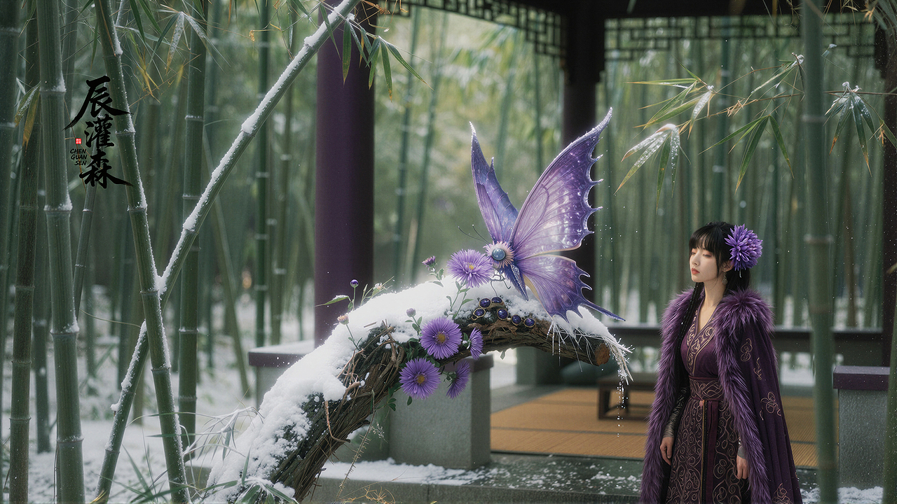 辰灌森 | 紫蝶仙子系列（二）-0017（图ZNDAyNjQ0ODky） - 修图/后期 - 站酷设计师辰灌森原创素材 - 站酷ZCOOL